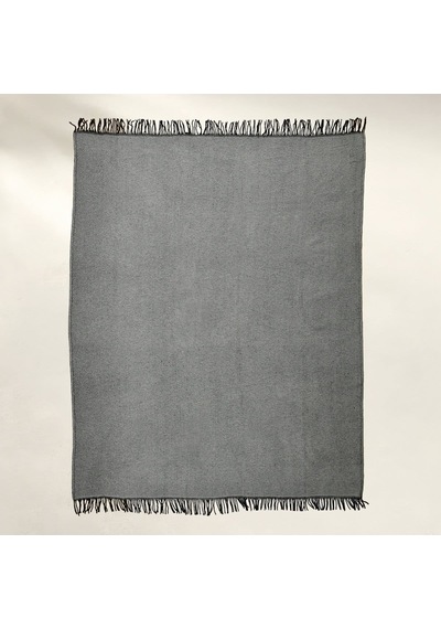 Shear Çift Kişilik Battaniye Gri 200x220 Cm Diğer