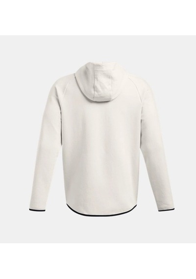 Under Armour Ua Unstoppable Flc Fz Hd Erkek Fermuarlı Sweatshirt 1389352-110 Beyaz