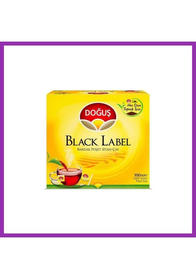 Bezos Black Lab 100lu Bardak Poşet Bty