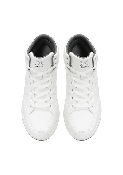 Kinetix Kort Pu Hı 5fx Beyaz Erkek High Sneaker Beyaz-grı Beyaz - Gri