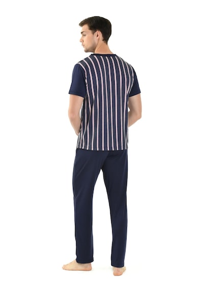 Yeni İnci Önden Düğmeli 3'lü Erkek Pijama Takım Epj803 001