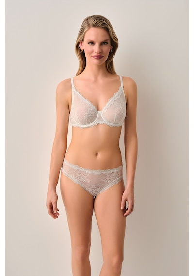 Suwen Cosmopolitan Dantelli Balenli Sütyen St4453609036 Ekru
