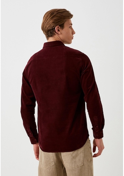 Erkek Kadife Gömlek Bordo %100 Pamuk Düğmeli Yaka Slim Fit Logo Detaylı Gömlek Ncs Jeans 7980-bordo Bordo Erkek Kadife Gömlek Bordo %100 Pamuk Düğmeli Yaka Slim Fit Logo Detaylı Gömlek Ncs Jeans 7980-bordo Bordo