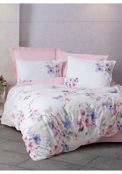 Cotton Box Tek Kişilik Nevresim Takımı Jayda Pembe.
