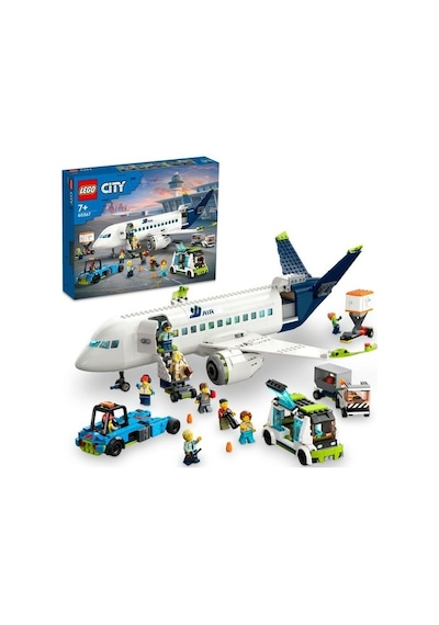 LEGO® City 60367 Yolcu Uçağı Yaratıcı Oyuncak Yapım Seti 930 Parça
