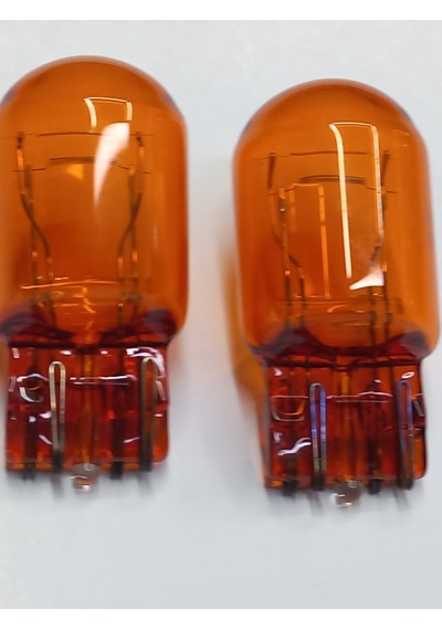 12v T20 Büyük Dipsiz Turuncu Çift Duy 1016 Ampul 2 Adet Turuncu