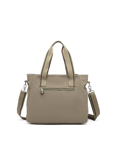 Smart Bags Omuz Askılı Kadın Çantası Krinkıl Kumaş 53310 Kahverengi