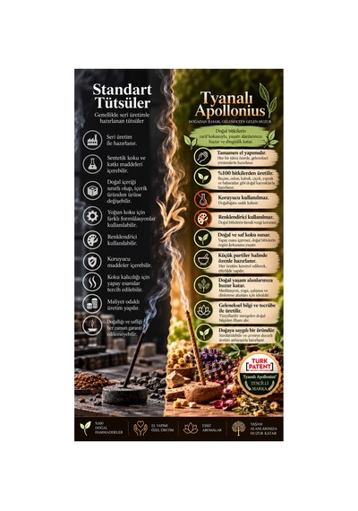 Adaçayı Organik Tütsü , Geri Akış/konik %100 Saf Bitkiden Yeşil - 844431618
