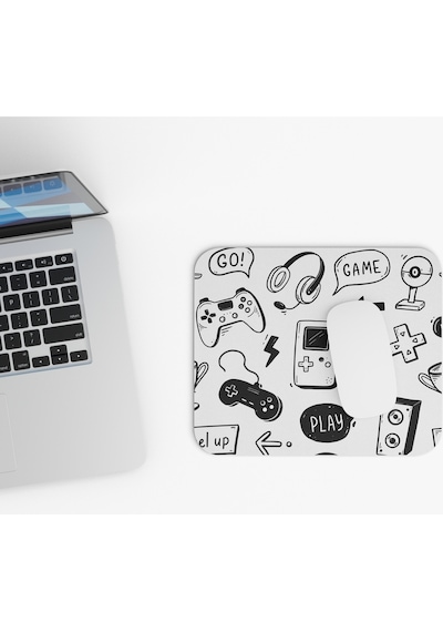 Oyuncu Mouse Pad Gamer, 23x19 Cm, Kaymaz Taban, Ev, Ofis Ve Oyun İçin Rahat Ve Yumuşak Mousepad