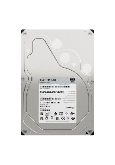 Synology 8tb 3.5" Hat5310-8 7200 Rpm 256mb Sata-3 Nas Diski