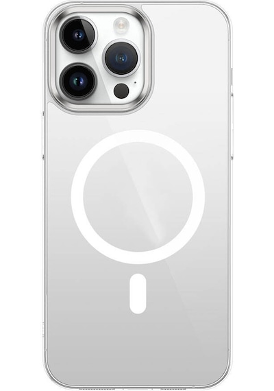 Teleplus Apple Uyumlu iPhone 15 Pro Max Kılıf G-glass Şeffaf Cam Arka Yüzey Kapak