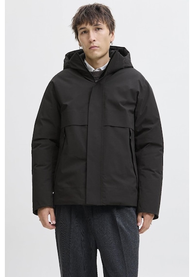 Jack & Jones Jprccmoon Erkek Şişme Mont Moon Jacket Sn Siyah
