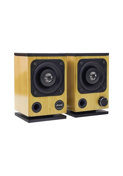 Desktop Bambu Hi-fi 100w Stereo Hoparlör