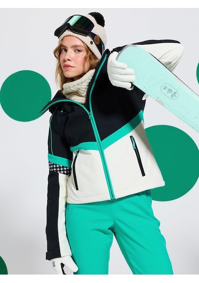 Roxy Peak Chic Softshell Kadın Kayak Montu-erjtj03512 Çok Renkli
