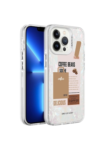 Apple Uyumlu iPhone 13 Pro Max Kılıf Mermer Desenli Zore Marbello Kılıf