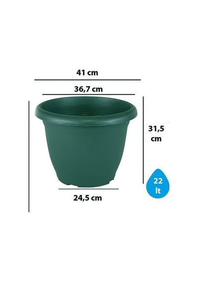 Serinova Villa Saksı Tabaksız 22 Lt No 9