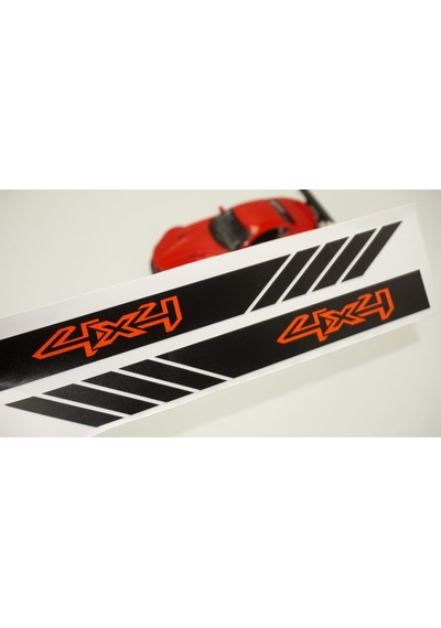 4X4 Off Road Arazi Aracı Yan Aynalar Selefon Kaplama Sticker Seti (551226028)