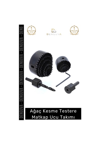 Matkapucu 11 Parça Metal Ahşap Plastik Mdf Alüminyum Delik Açma Seti Tavan Kesme Matkap Ucu Takımı