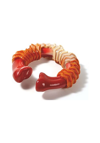 M-pets Carnivore Ring Bone Pastırma Aromalı Kemik Köpek Oyuncağı Large 14x13,7x4,1 Cm 244-50121.02
