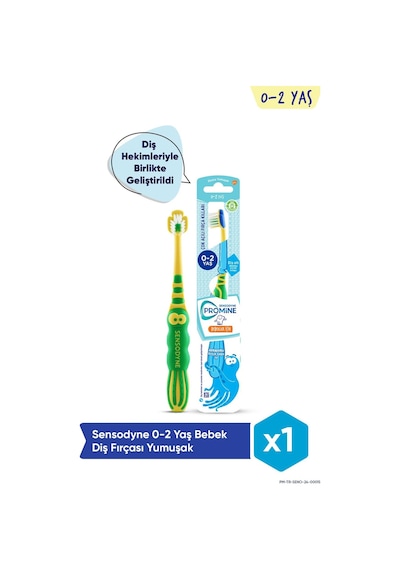 Sensodyne Promine 0-2 Yaş Bebek Ekstra Yumuşak Ahtapot Diş Fırçası