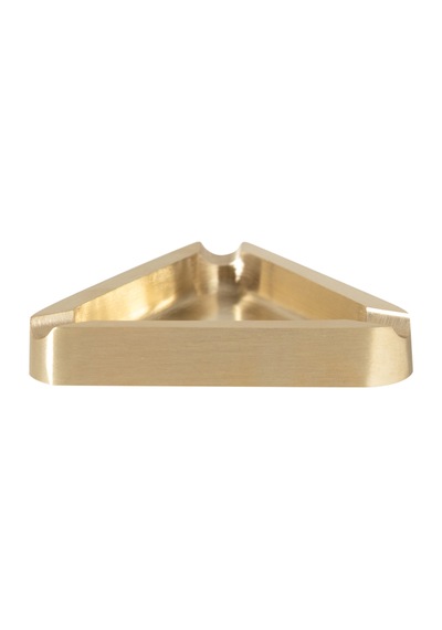 Mudo Home Üçgen Pirinç Küllük 10cm