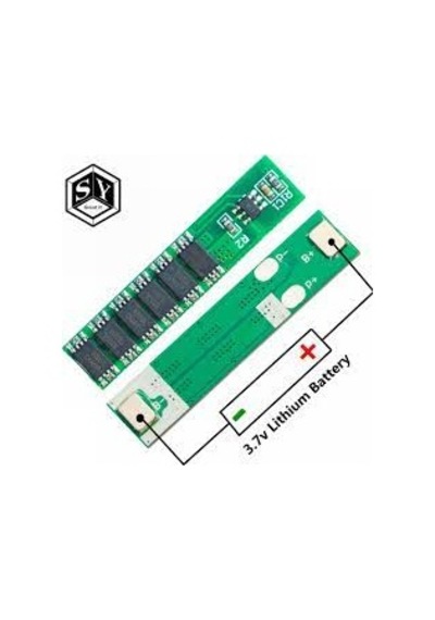 Gözelerelektronik-1S 15A 3.7 V 18650 Lityum Li-Ion Bms Pil Koruma Modülü
