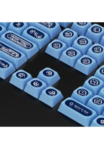 Mekanik Klavye Keycap -136 Tuşlu Mavi Opal Tuş Takımı