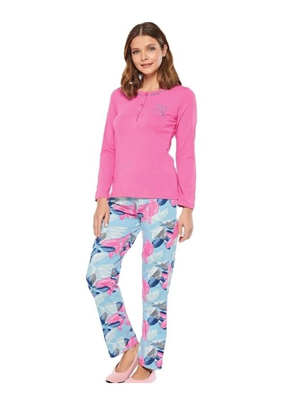 Alperi 79-466 Kadın Uzun Kol Pijama Takım 001