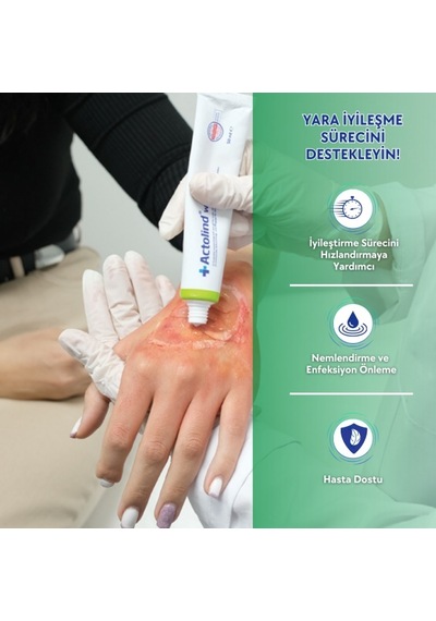 Actolind Yara Solüsyonu 1 L + Yara Jeli 50 ML + Woun-Vit Plus 60 Kapsül