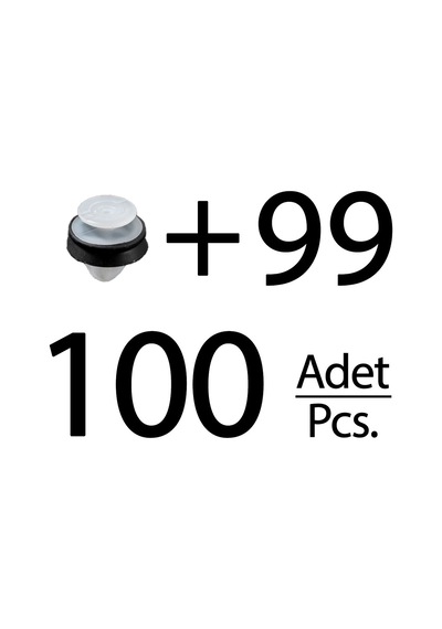 Peugeot, Citroen, Renault, Fiat, Lancia, Ds İçin Döşeme Klipsi- 100'lü