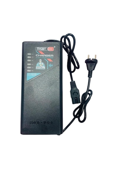 Elektrikli Bisiklet Şarj Cihazı Tam Otomatik Devre Kesicili 60w - 20 Göstergeli