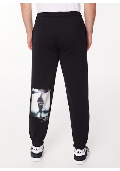 Ko Samui Loose Fit Siyah Erkek Eşofman Altı Pxw G568 Hem.ıng Archıve Loose Fıt