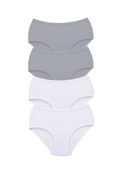4 Adet Tutku Kadın Yüksek Bel Bato Kalın Lastik Külot S10 Beden: 3xl Standart