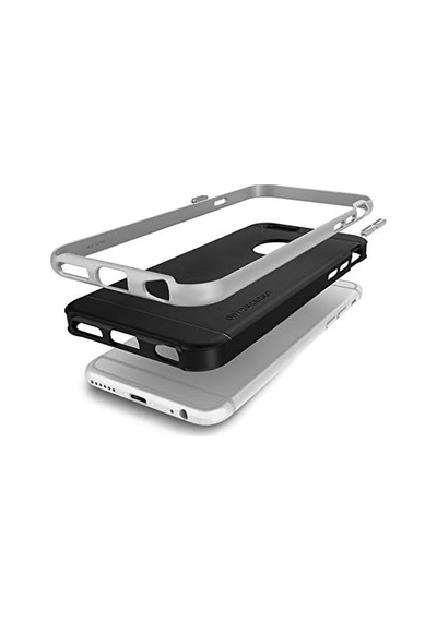İphone 6 Plus/ 6s Plus High Pro Shield Kılıf Arka Kapak Gümüş 50 x 22