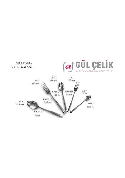 60 Parça 12 Kişilik Çatal Kaşık Seti Hasır Model 18/0 Kalite Paslanmaz Çelik