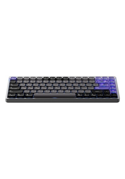 Nuphy Air75 He Hall Effect Magnetic Switch Manyetik Oyuncu Klavyesi Silver-magnetic Jade Pro