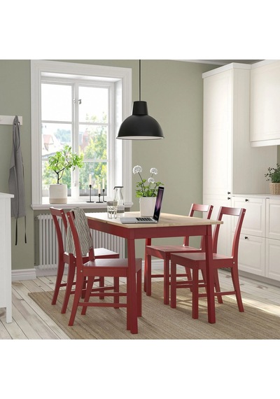 Ikea Kahverengi Sağlam Yemek Masası - Mutfak Masası Takımı