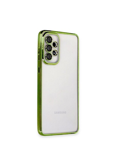 Samsung Galaxy Uyumlu. A33 5g Kılıf Razer Lensli Silikon - Yeşil