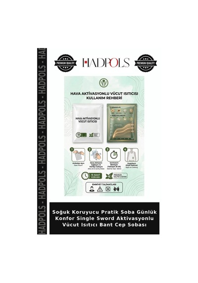 Soğuk Koruyucu Pratik Soba Günlük Konfor Single Sword Aktivasyonlu Vücut Isıtıcı Bant Cep Sobası Çok Renkli