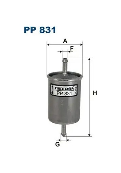 Fıltron Pp831 Yakit Filtresi 004312114 1105010ad01xa 119113204500