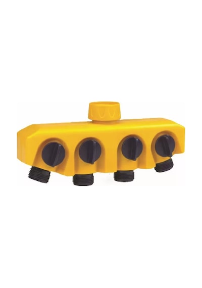 Daye Dy8004 Dörtlü Musluk Adaptörü 1 x 3/4 MM
