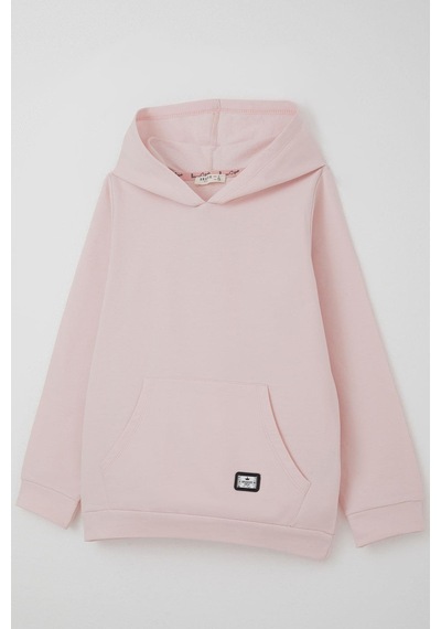Breeze Kız Çocuk Sweatshirt Kanguru Cepli Armalı 4-8 Yaş, Pembe Pembe Breeze Kız Çocuk Sweatshirt Kanguru Cepli Armalı 4-8 Yaş, Pembe Pembe