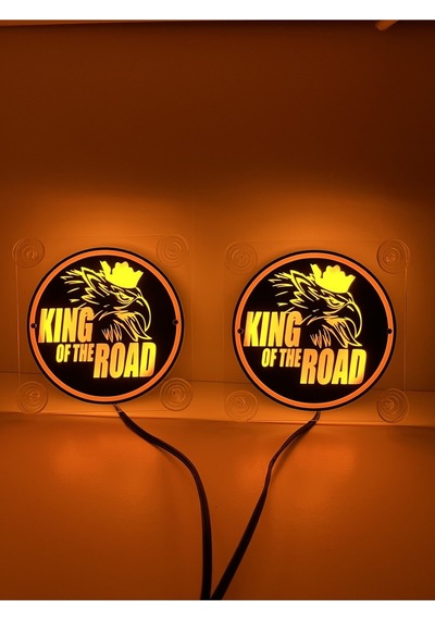 Ahmet Otomotiv King Of The Road Cam Önü Logo Tabela 24volt