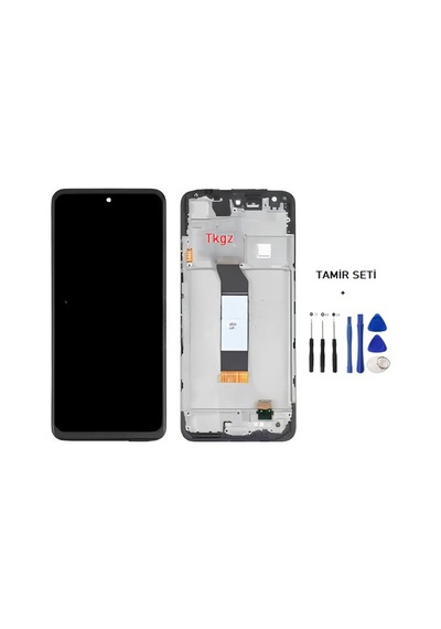 Tkgz - Xiaomi Poco M3 Pro Lcd Ekran Dokunmatik -a- Kalite Çıtalı + Tamir Seti