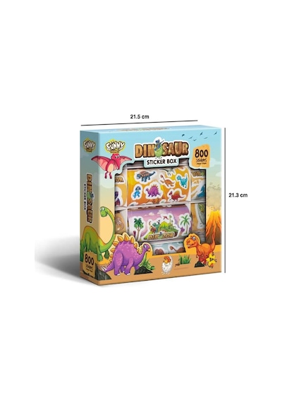 Aden Oyuncak Sticker Set Dinosaur Adn-3161