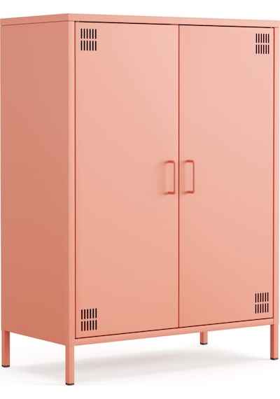Pera Metal Dolap 2 Kapılı 80,50 X 40 X 109,50 Cm - 9 Renk Seçeneği Bulunmaktadır Ral 3022 Somon