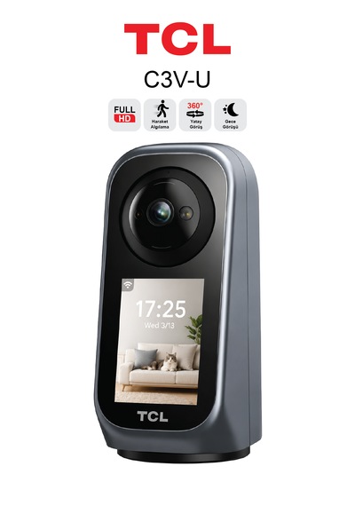 Tcl C3v-u 360 Full Hd Ekranlı Akıllı Güvenlik Kamerası Distribütör