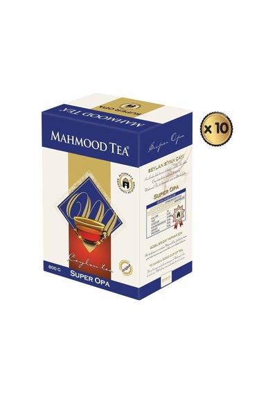 Mahmood Tea Super Opa Seylan Çay 800 Gr 10 Paket ( 1 koli )