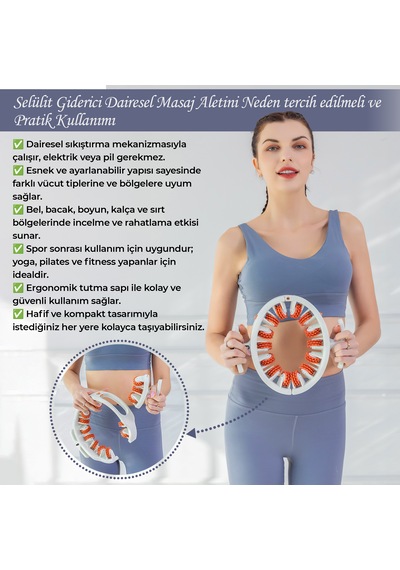 Relaxus  Etkili 3 Parçalı Çok Fonksiyonlu Masaj Al...