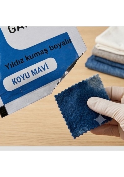 25 - Kumaş Boyası Mavi Koyu 11 Gr 10
